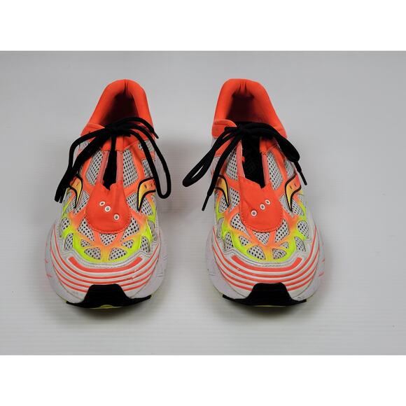 Saucony Grid Web White/Citron Vizired Orange‎ S70466-7 Mens 9.5 Athletic Shoes - Picture 4 of 8
